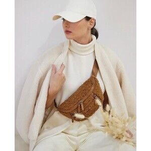 CARAA Sling Sherpa in Toffee Everyday Crossbody Bag Belt Bag